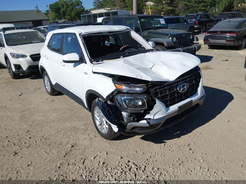 2025 Hyundai Venue VIN KMHRB8A35SU385037 IAAI salvage auction — FRONT END, Salvage (New Hampshire), sold $2,700 on 2026-07-29 (photo 1)