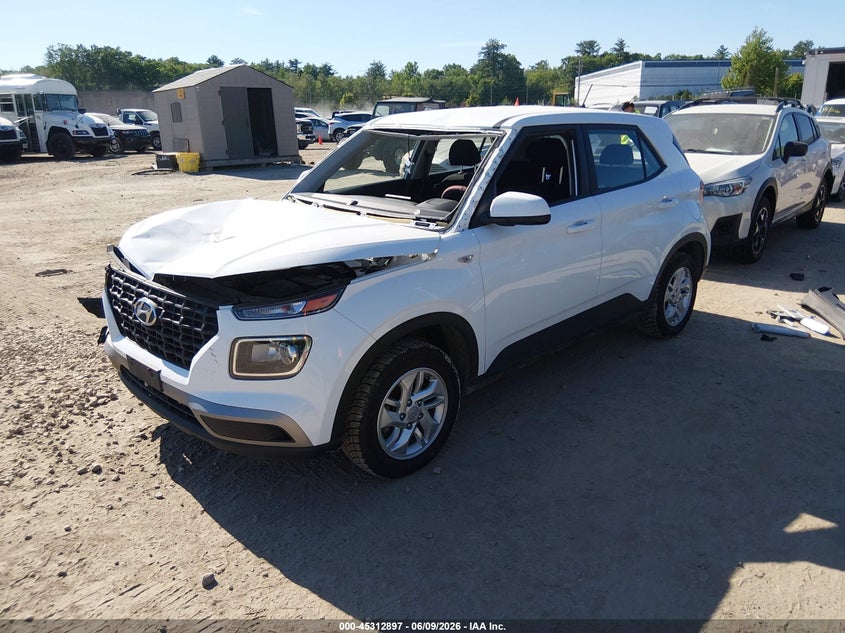 2025 Hyundai Venue VIN KMHRB8A35SU385037 IAAI salvage auction — FRONT END, Salvage (New Hampshire), sold $2,700 on 2026-07-29 (photo 2)