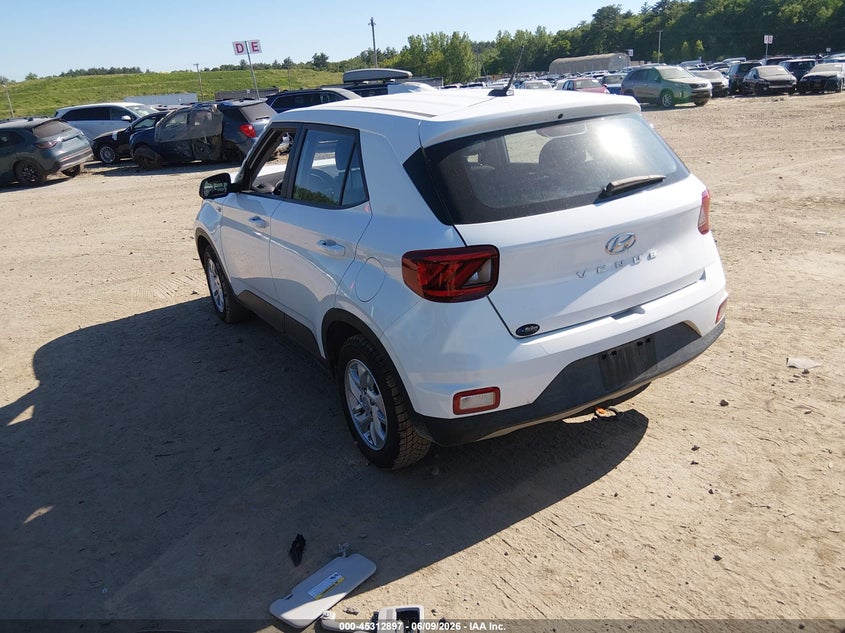 2025 Hyundai Venue VIN KMHRB8A35SU385037 IAAI salvage auction — FRONT END, Salvage (New Hampshire), sold $2,700 on 2026-07-29 (photo 3)