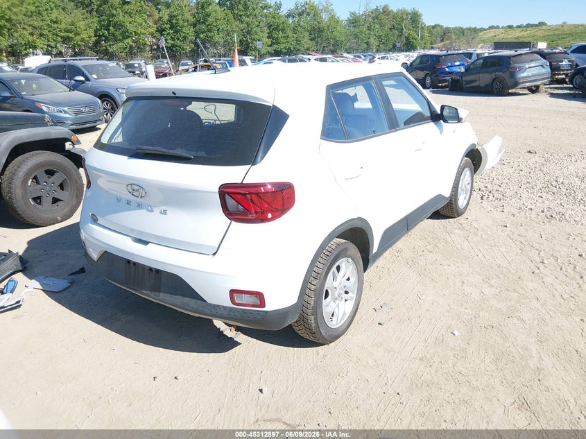 2025 Hyundai Venue VIN KMHRB8A35SU385037 IAAI salvage auction — FRONT END, Salvage (New Hampshire), sold $2,700 on 2026-07-29 (photo 4)
