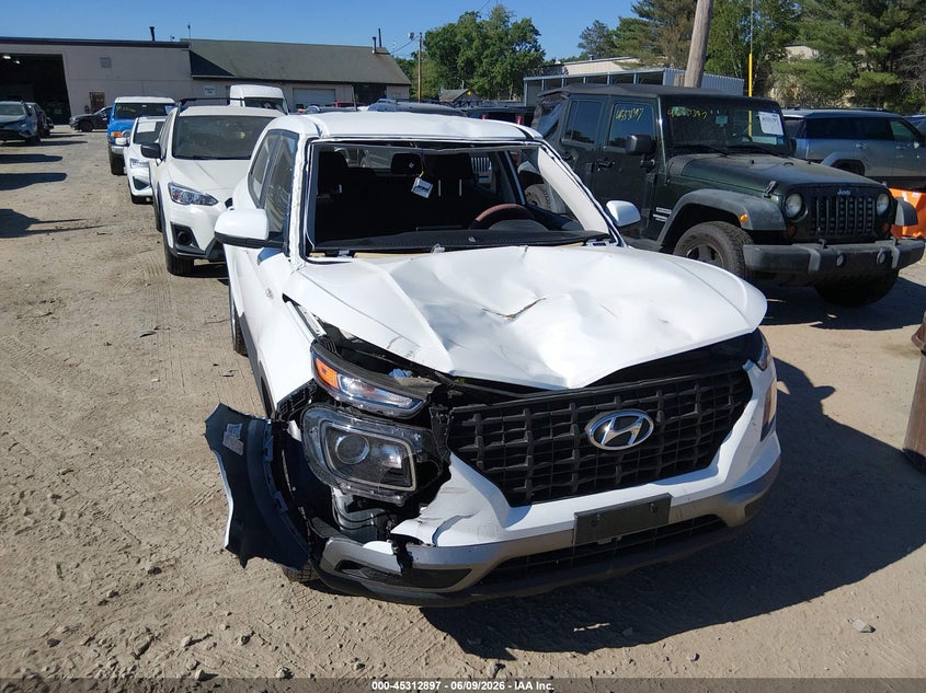 2025 Hyundai Venue VIN KMHRB8A35SU385037 IAAI salvage auction — FRONT END, Salvage (New Hampshire), sold $2,700 on 2026-07-29 (photo 6)