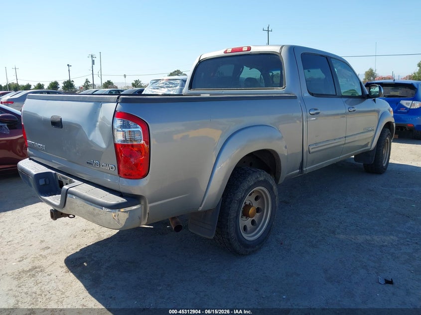 2005 Toyota Tundra VIN 5TBDT44175S490792 IAAI salvage auction — RIGHT SIDE, Salvage (California), sold $1,900 on 2026-07-23 (photo 4)