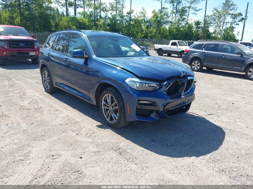 2021 BMW X3 VIN 5UXTY5C01M9G65958 IAAI salvage auction — FRONT END, Salvage Title, sold $14,500 on 2026-07-07 (photo 1)