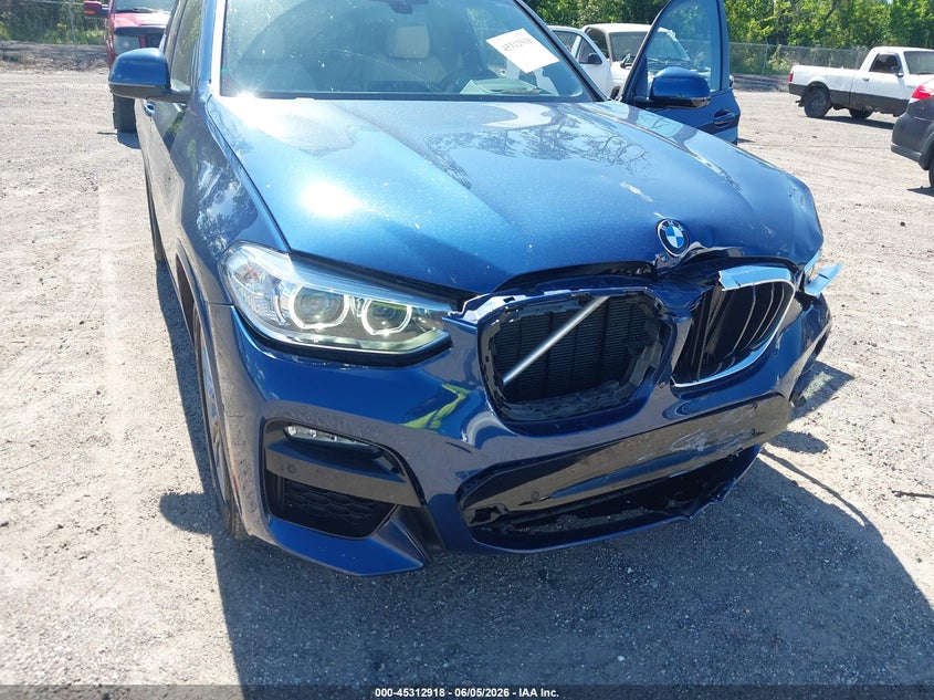 2021 BMW X3 VIN 5UXTY5C01M9G65958 IAAI salvage auction — FRONT END, Salvage Title, sold $14,500 on 2026-07-07 (photo 6)