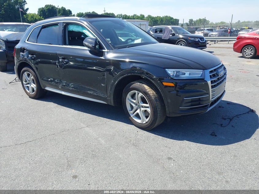 2019 Audi Q5 VIN WA1ANAFY7K2081377 IAAI salvage auction — ROLLOVER, Salvage Title, sold $1,800 on 2026-07-20 (photo 1)