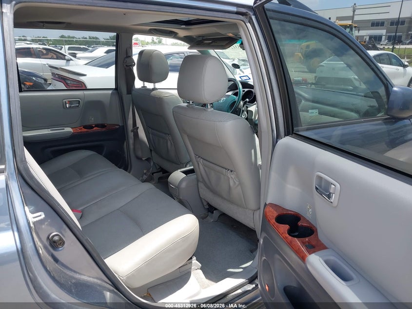 2005 Toyota Highlander VIN JTEEP21A050073280 IAAI salvage auction — LEFT FRONT, Salvage (Texas), sold $800 on 2026-07-28 (photo 8)
