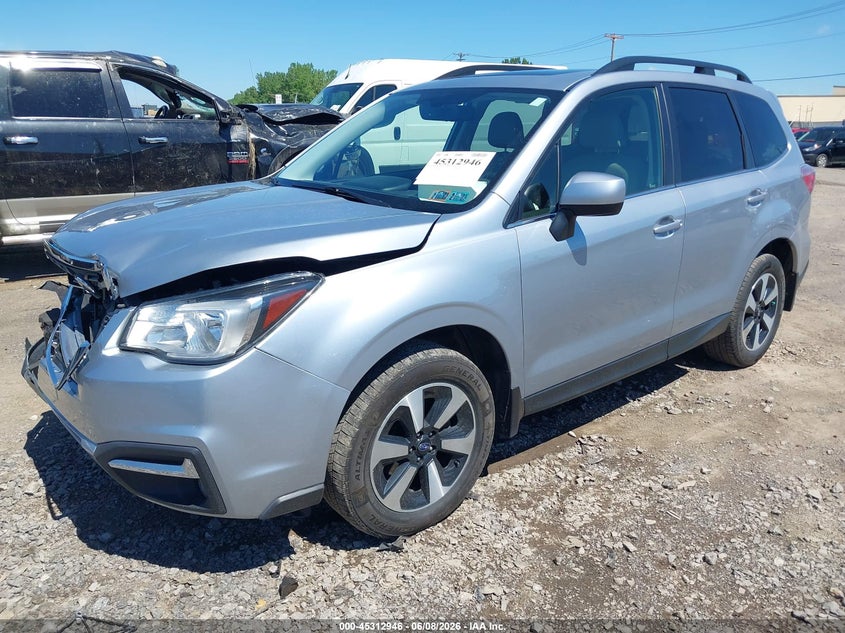 2018 Subaru Forester VIN JF2SJAJC8JH493208 IAAI salvage auction — RIGHT FRONT, Salvage Title, sold $2,850 on 2026-07-15 (photo 2)