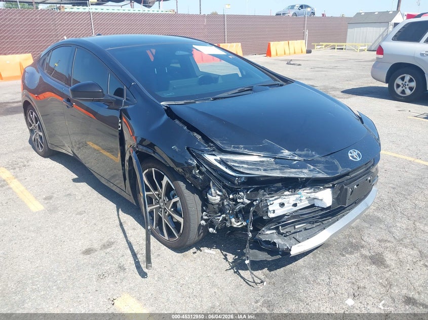 2026 Toyota Prius VIN JTDACACU1T3058234 IAAI salvage auction — RIGHT FRONT, Salvage Title, sold $16,600 on 2026-07-29 (photo 1)