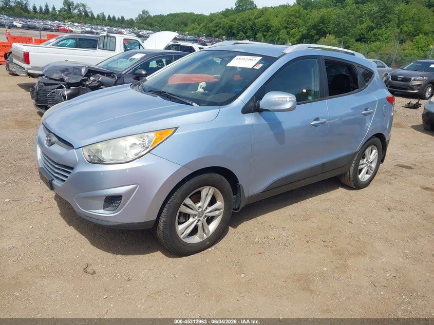 2012 Hyundai Tucson VIN KM8JU3AC3CU495239 IAAI salvage auction — NORMAL WEAR, Clear (Illinois), sold $1,475 on 2026-07-08 (photo 2)