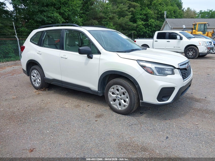 2021 Subaru Forester VIN JF2SKADC3MH571665 IAAI salvage auction — LEFT SIDE, Salvage Title, sold $5,150 on 2026-07-13 (photo 1)