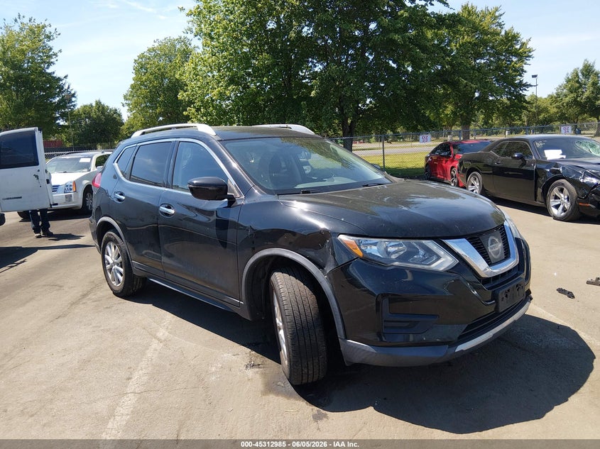2017 Nissan Rogue VIN KNMAT2MV0HP582276 IAAI salvage auction — LEFT SIDE, Salvage Title, sold $525 on 2026-07-27 (photo 1)