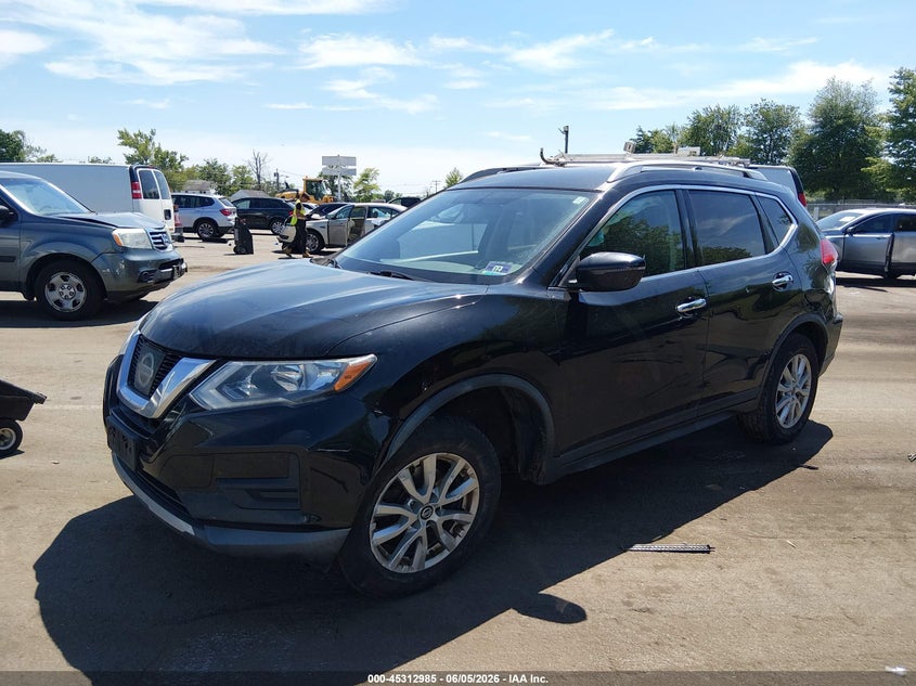 2017 Nissan Rogue VIN KNMAT2MV0HP582276 IAAI salvage auction — LEFT SIDE, Salvage Title, sold $525 on 2026-07-27 (photo 2)