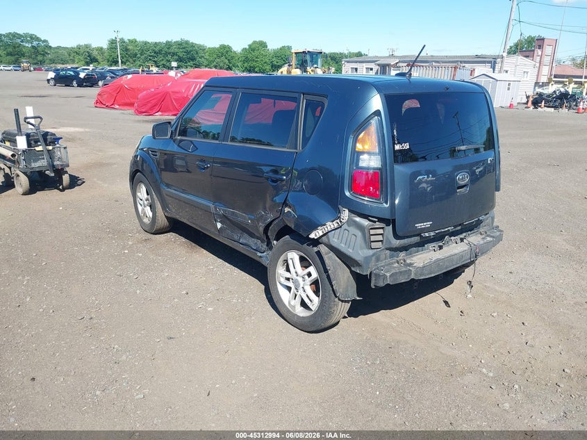 2011 Kia Soul VIN KNDJT2A20B7195602 IAAI salvage auction — REAR END, Salvage (Idaho), sold $25 on 2026-07-08 (photo 3)