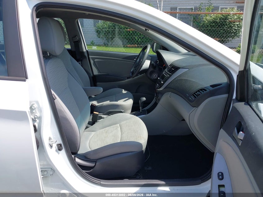 2017 Hyundai Accent VIN KMHCT5AE7HU312778 IAAI salvage auction — REAR END, Salvage Title, sold $1,600 on 2026-07-13 (photo 5)