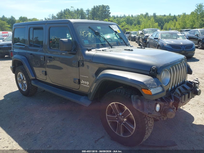 2018 Jeep Wrangler / VIN 1C4HJXEG9JW325274 — IAAI salvage auction photo