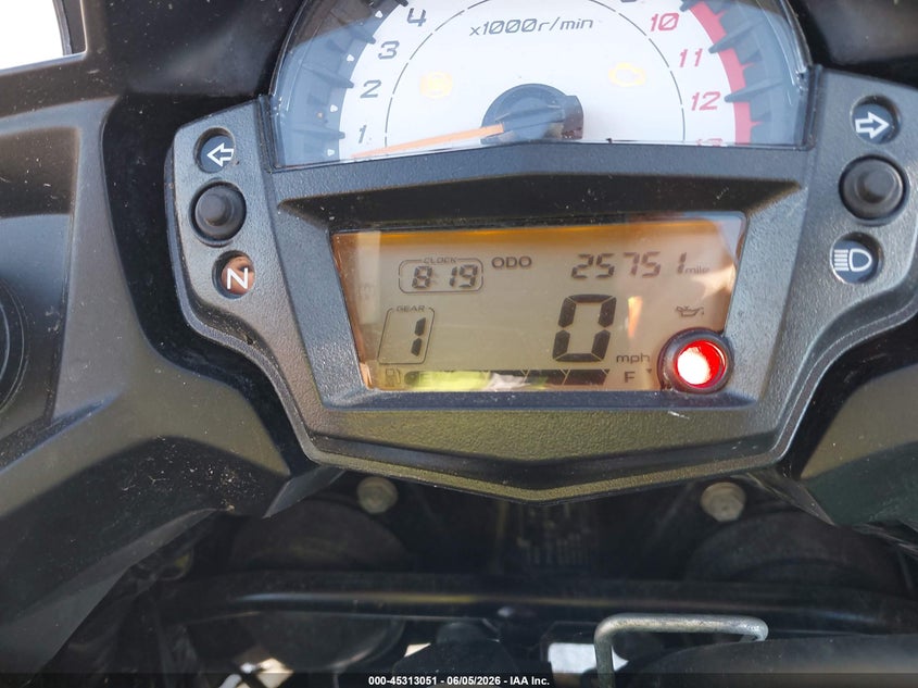 2021 Kawasaki VIN JKALEEF12MDA47876 IAAI salvage auction — SIDE, Salvage (Indiana), sold $2,050 on 2026-07-15 (photo 7)