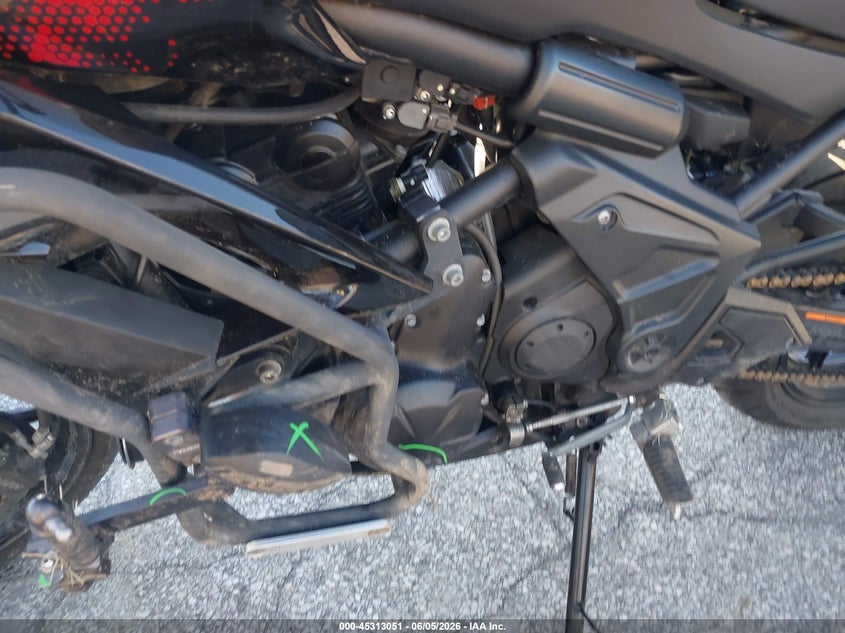 2021 Kawasaki VIN JKALEEF12MDA47876 IAAI salvage auction — SIDE, Salvage (Indiana), sold $2,050 on 2026-07-15 (photo 9)