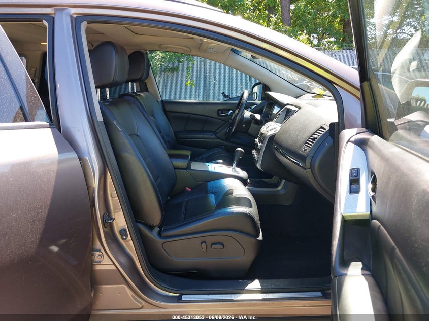 2012 Nissan Murano VIN JN8AZ1MW7CW222202 IAAI salvage auction — RIGHT SIDE, Salvage Title, sold $425 on 2026-07-14 (photo 5)