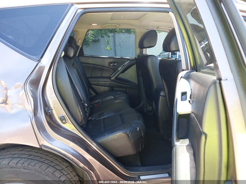 2012 Nissan Murano VIN JN8AZ1MW7CW222202 IAAI salvage auction — RIGHT SIDE, Salvage Title, sold $425 on 2026-07-14 (photo 8)