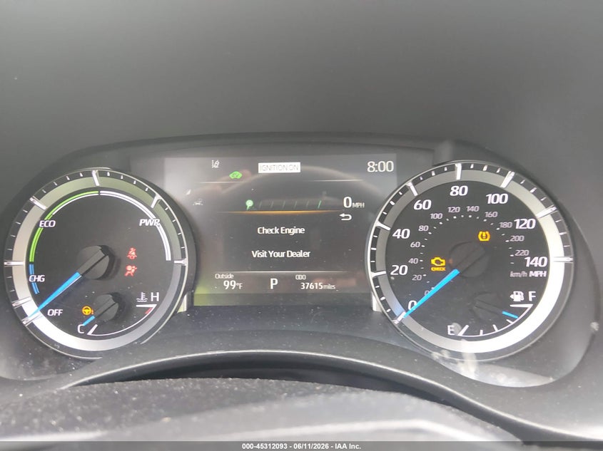 2025 Toyota Highlander VIN 5TDKBRCHXSS656280 IAAI salvage auction — RIGHT SIDE, Salvage (South Carolina), sold $17,475 on 2026-07-29 (photo 7)