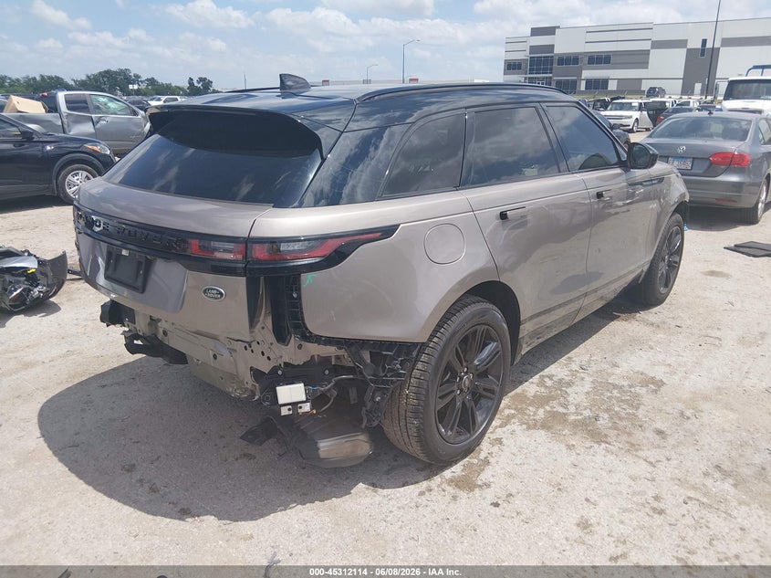 2023 Land rover Range rover velar VIN SALYT2EU5PA363537 IAAI salvage auction — FRONT & REAR, Salvage Title, sold $21,500 on 2026-09-07 (photo 4)