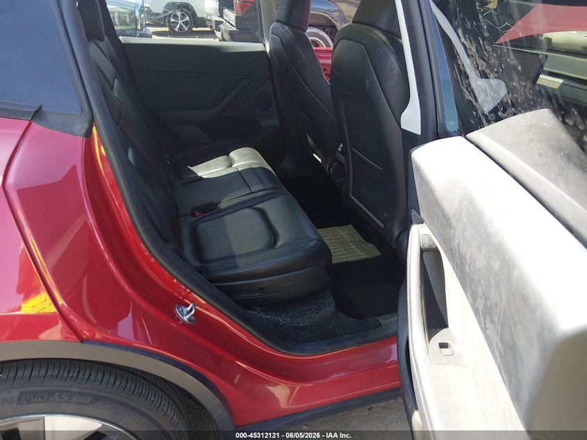 2023 Tesla Model y VIN 7SAYGAEE1PF893058 IAAI salvage auction — FRONT END, Salvage Title, sold $10,600 on 2026-07-13 (photo 8)