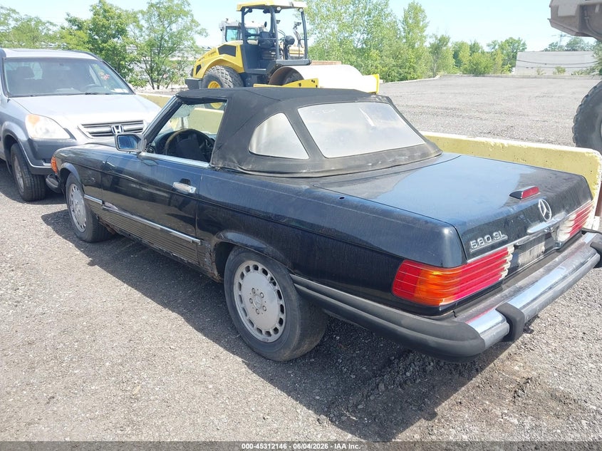 1989 Mercedes-benz VIN WDBBA48D7KA094426 IAAI salvage auction — NORMAL WEAR, Clear (New York), sold $1,575 on 2026-07-07 (photo 3)
