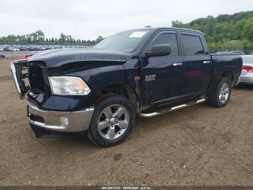 2013 Ram 1500 VIN 1C6RR7LT8DS572155 IAAI salvage auction — FRONT END, Salvage Title, sold $1,400 on 2026-08-03 (photo 2)
