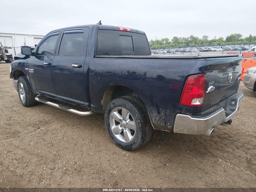 2013 Ram 1500 VIN 1C6RR7LT8DS572155 IAAI salvage auction — FRONT END, Salvage Title, sold $1,400 on 2026-08-03 (photo 3)