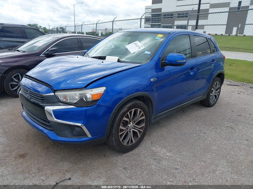 2017 Mitsubishi Outlander VIN JA4AP3AU9HZ062582 IAAI salvage auction — FRONT END, Salvage (Texas), sold $1,750 on 2026-07-21 (photo 2)