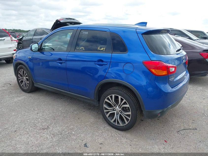 2017 Mitsubishi Outlander VIN JA4AP3AU9HZ062582 IAAI salvage auction — FRONT END, Salvage (Texas), sold $1,750 on 2026-07-21 (photo 3)