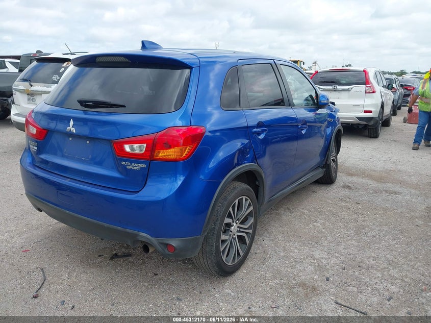 2017 Mitsubishi Outlander VIN JA4AP3AU9HZ062582 IAAI salvage auction — FRONT END, Salvage (Texas), sold $1,750 on 2026-07-21 (photo 4)