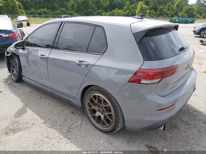 2024 Volkswagen Golf gti VIN WVWRA7CD0RW133508 IAAI salvage auction — LEFT FRONT, Salvage Title, sold $13,100 on 2026-08-08 (photo 3)