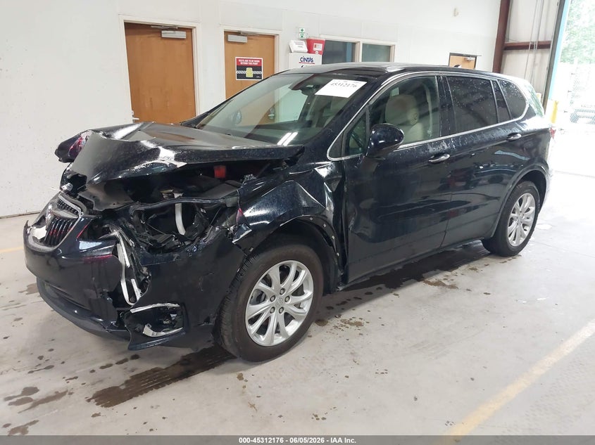 2020 Buick Envision VIN LRBFX1SA2LD048175 IAAI salvage auction — FRONT END, Salvage Title, sold $3,150 on 2026-07-13 (photo 2)