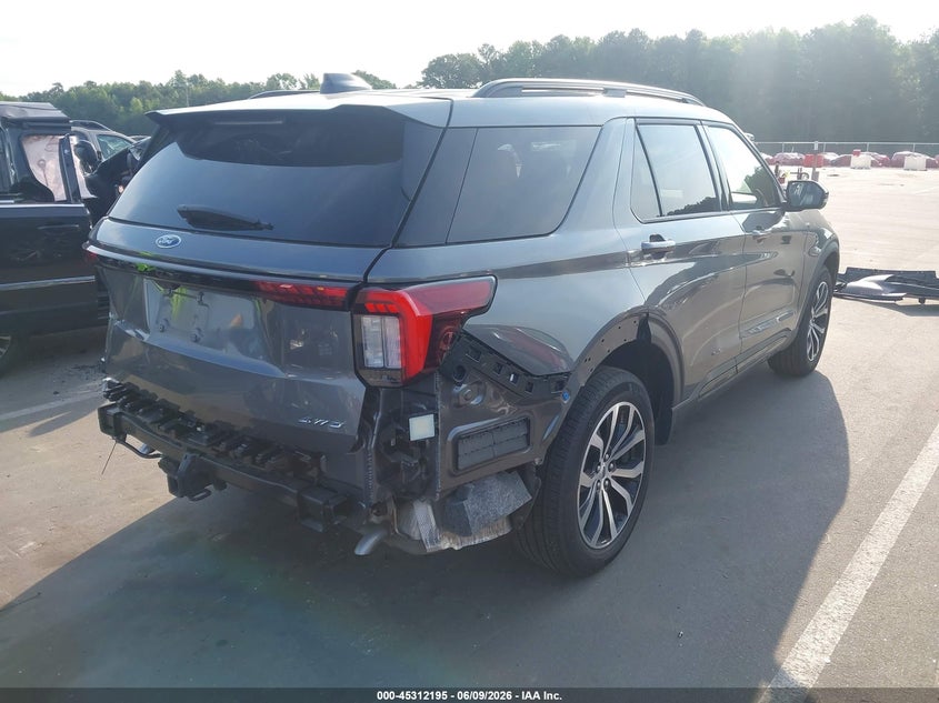 2025 Ford Explorer VIN 1FMUK8KH0SGC98682 IAAI salvage auction — REAR END, Salvage Title, sold $17,350 on 2026-08-26 (photo 4)