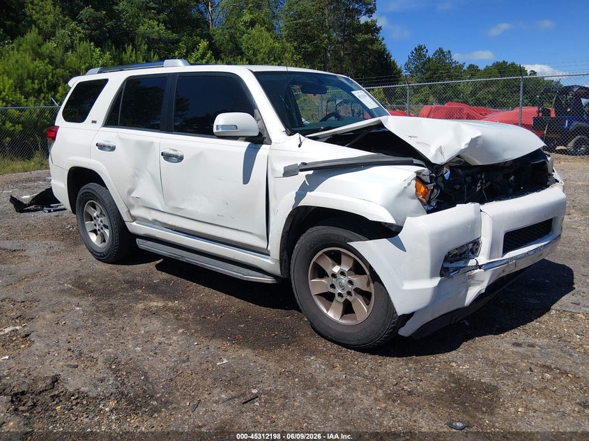 2012 Toyota 4runner VIN JTEZU5JR5C5038879 IAAI salvage auction — FRONT END, Salvage Title, sold $3,350 on 2026-07-12 (photo 1)