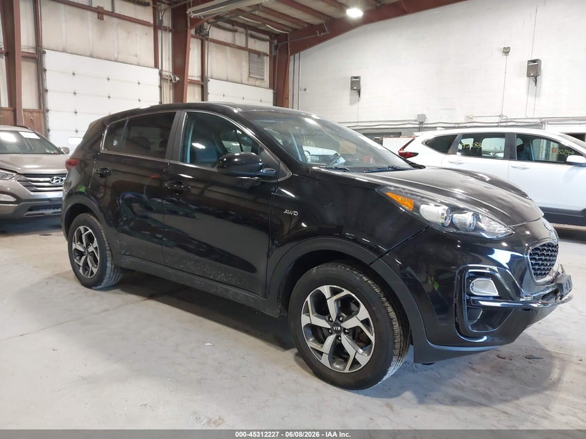 2020 Kia Sportage VIN KNDPMCAC0L7837713 IAAI salvage auction — FRONT END, Salvage Title, sold $1,750 on 2026-07-15 (photo 1)
