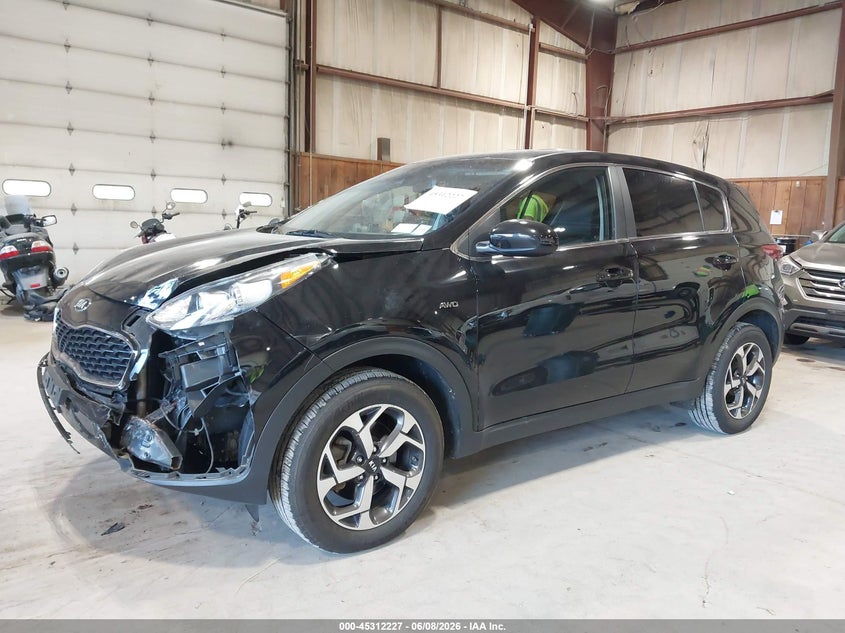 2020 Kia Sportage VIN KNDPMCAC0L7837713 IAAI salvage auction — FRONT END, Salvage Title, sold $1,750 on 2026-07-15 (photo 2)