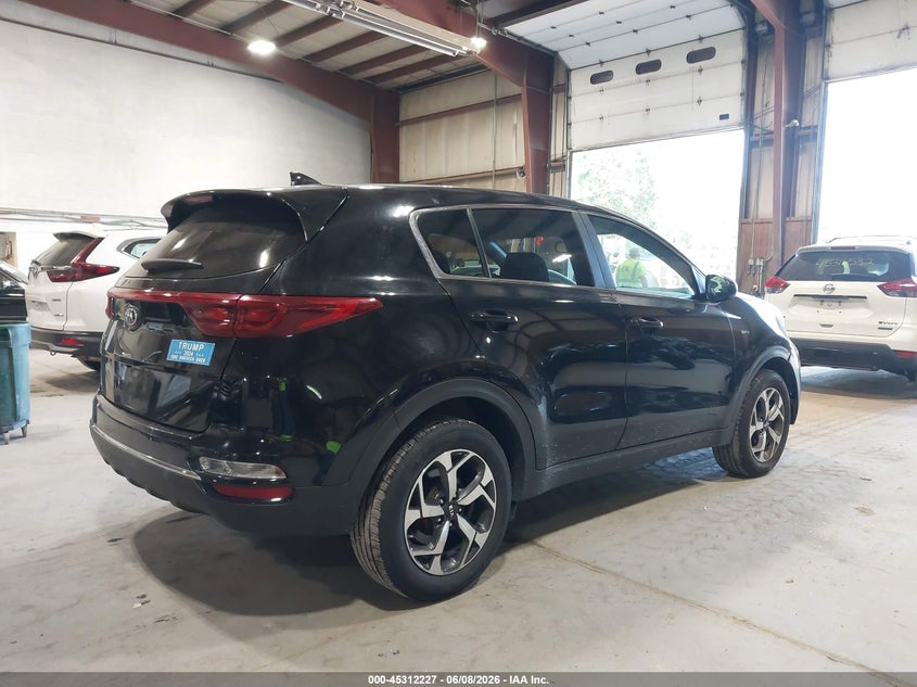 2020 Kia Sportage VIN KNDPMCAC0L7837713 IAAI salvage auction — FRONT END, Salvage Title, sold $1,750 on 2026-07-15 (photo 4)