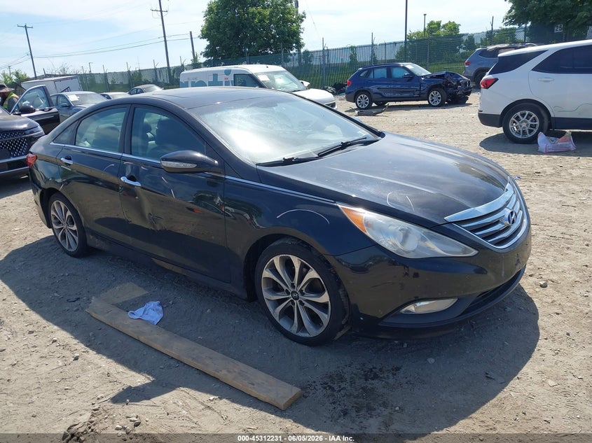 2014 Hyundai Sonata VIN 5NPEC4AC6EH901140 IAAI salvage auction — REAR END, Salvage Title, sold $25 on 2026-07-24 (photo 1)
