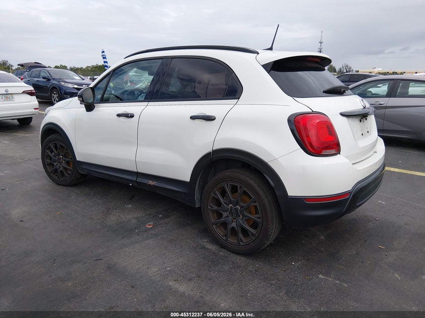 2018 Fiat 500x VIN ZFBCFXCB5JP655722 IAAI salvage auction — RIGHT FRONT, Salvage Title, sold $700 on 2026-07-09 (photo 3)