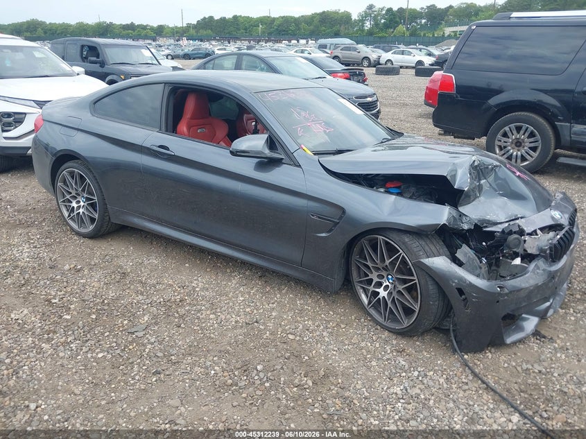 2016 BMW M4 VIN WBS3R9C57GK339098 IAAI salvage auction — FRONT END, Salvage Title, sold $4,650 on 2026-07-28 (photo 1)