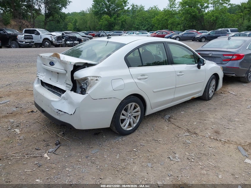 2015 Subaru Impreza VIN JF1GJAC65FH002733 IAAI salvage auction — REAR END, Salvage Title, sold $25 on 2026-07-14 (photo 4)