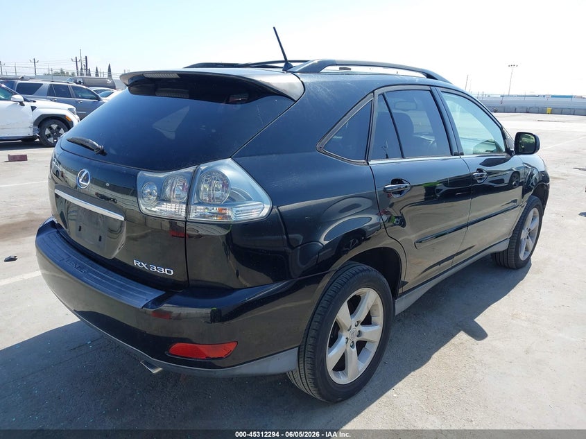2004 Lexus Rx 330 VIN JTJHA31U940065421 IAAI salvage auction — LEFT FRONT, Salvage (California), sold $1,050 on 2026-07-15 (photo 4)