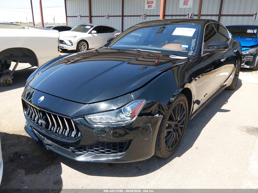 2019 Maserati Ghibli VIN ZAM57XSA4K1310130 IAAI salvage auction — FRONT END, Salvage Title, sold $10,200 on 2026-07-08 (photo 2)