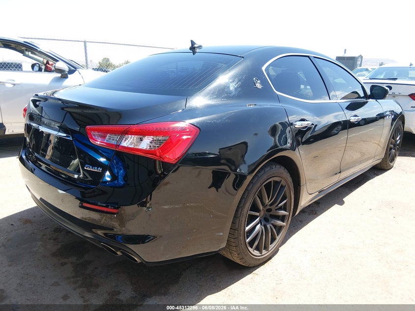 2019 Maserati Ghibli VIN ZAM57XSA4K1310130 IAAI salvage auction — FRONT END, Salvage Title, sold $10,200 on 2026-07-08 (photo 4)