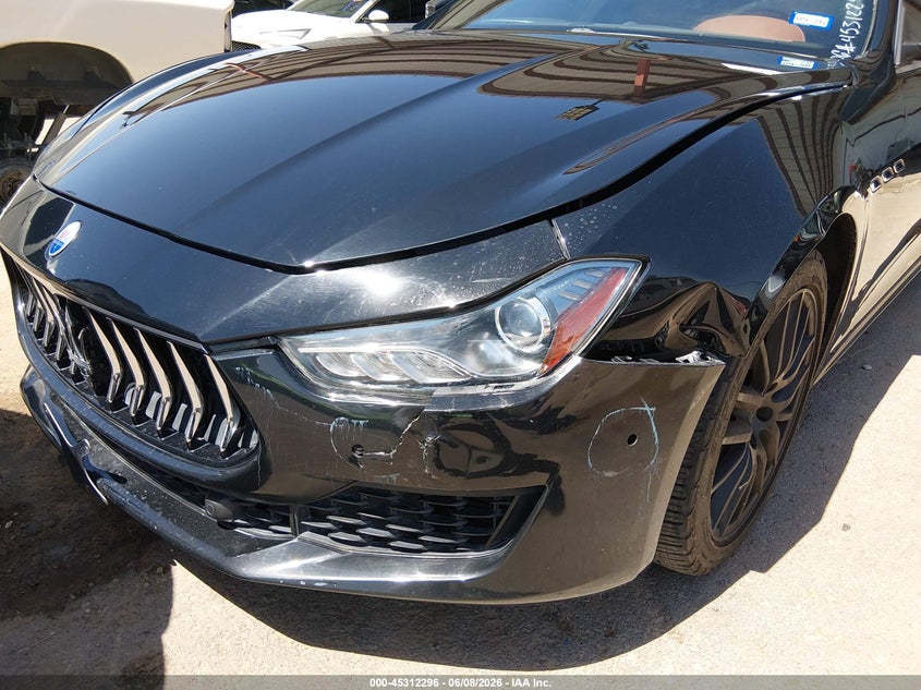 2019 Maserati Ghibli VIN ZAM57XSA4K1310130 IAAI salvage auction — FRONT END, Salvage Title, sold $10,200 on 2026-07-08 (photo 6)