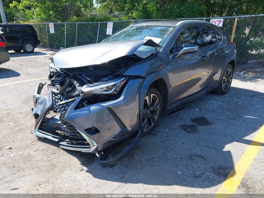 2021 Lexus Ux VIN JTHP3JBH4M2033462 IAAI salvage auction — FRONT END, Salvage Title, sold $2,700 on 2026-07-13 (photo 2)