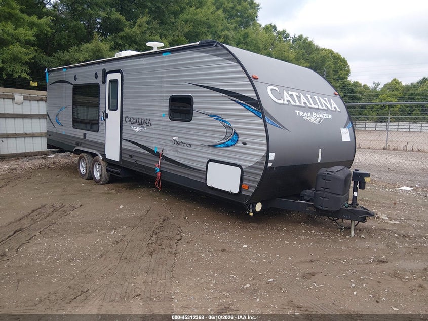 2018 Coachmen Catalina VIN 5ZT2CARB3JU029656 IAAI salvage auction — SIDE, Salvage (Tennessee), sold $3,850 on 2026-07-21 (photo 1)