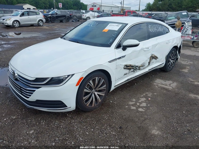 2020 Volkswagen Arteon VIN WVWAR7AN0LE014694 IAAI salvage auction — LEFT SIDE, Salvage Title, sold $4,225 on 2026-07-14 (photo 2)